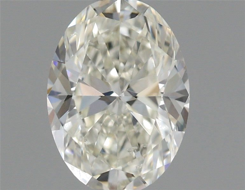 0.6 carat K-SI1 Natūralus Oval Deimantas (1)