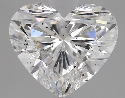 1.63 carat F-SI2 Natūralus Heart Deimantas (1)