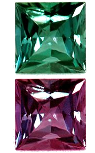 0.18 carat GREEN Square Alexandrite (1)