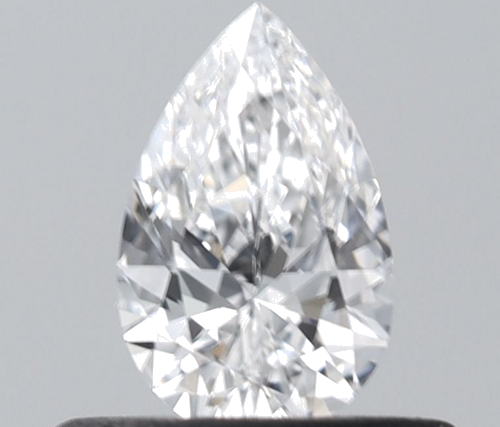 0.33 carat D-VVS1 Natūralus Pear Deimantas (1)