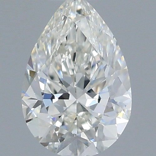 0.3 carat H-VS2 Natūralus Pear Deimantas (1)