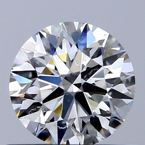 0.6 carat F-SI2 Excellent cut Natūralus Round Deimantas (1)