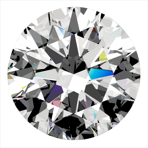 0.35 carat I-SI1 Excellent cut Natūralus Round Deimantas (1)