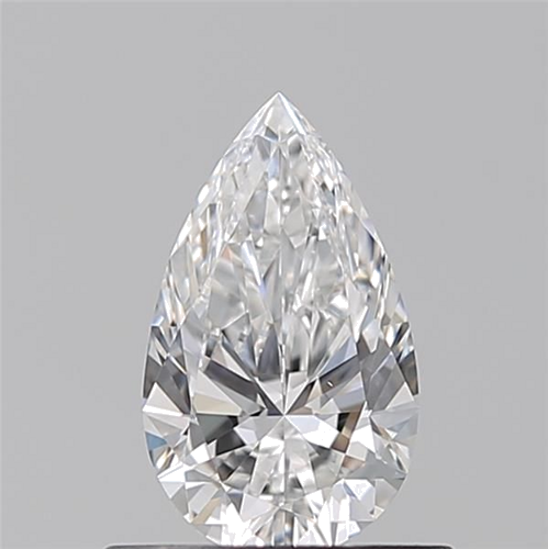 0.52 carat E-VVS2 Natūralus Pear Deimantas (1)