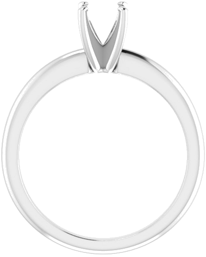 Sužadėtuvių Žiedas „Solitaire“ 950 Platinos Round 5.5mm (2)
