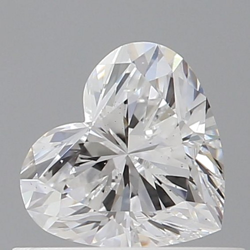 0.54 carat D-SI1 Natūralus Heart Deimantas (1)