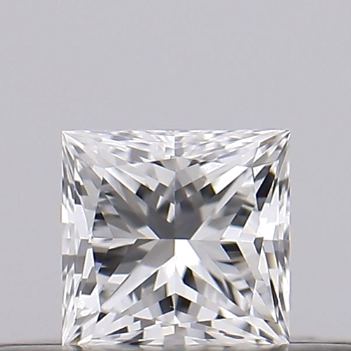0.18 carat F-VVS2 Natūralus Princess Deimantas (1)