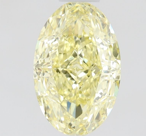 0.55 carat Fancy Intense  Yellow-SI1 Natūralus Oval Deimantas (1)
