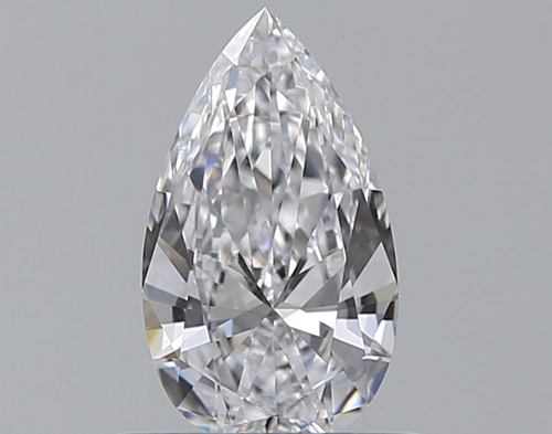 0.5 carat D-VS1 Natūralus Pear Deimantas (1)