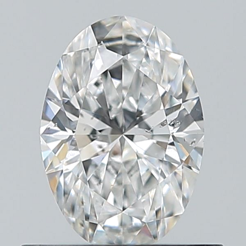 0.6 carat E-SI2 Natūralus Oval Deimantas (1)