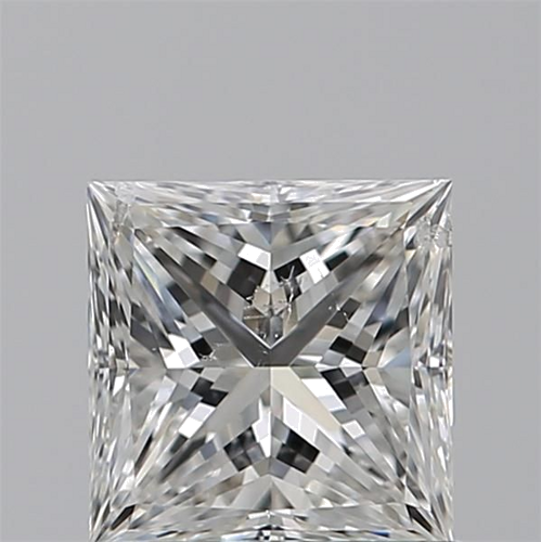 1.02 carat F-SI2 Natūralus Princess Deimantas (1)