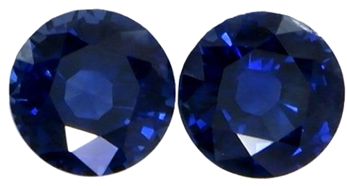 0.69 carat BLUE Round Safyras (1)