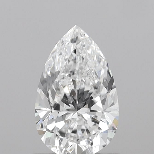 0.58 carat D-VS2 Natūralus Pear Deimantas (1)