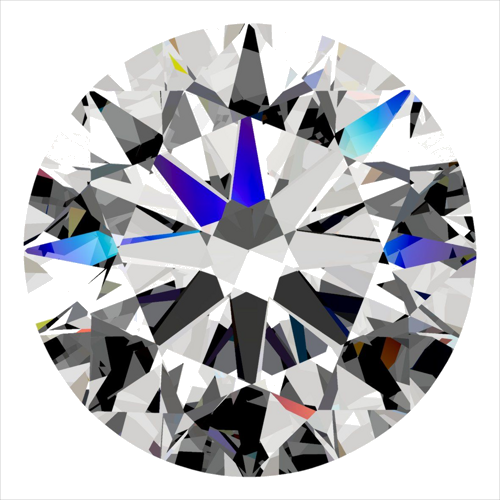 0.32 carat D-VVS2 Excellent cut Natūralus Round Deimantas (1)