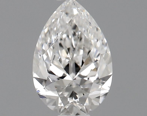 0.5 carat F-VVS1 Natūralus Pear Deimantas (1)