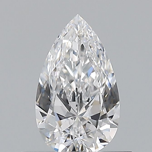 0.5 carat D-IF Natūralus Pear Deimantas (1)