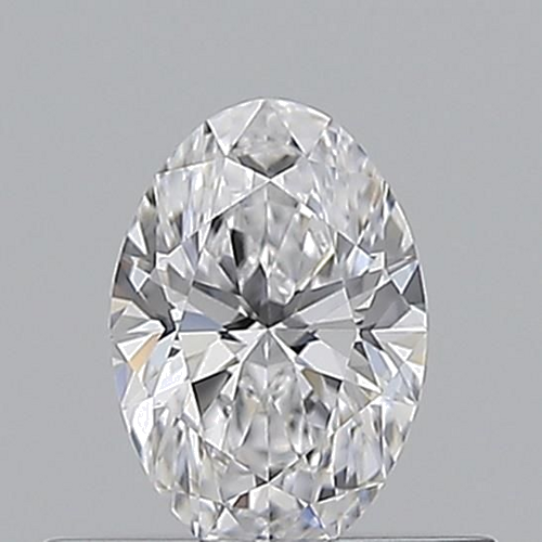 0.42 carat D-VVS1 Natūralus Oval Deimantas (1)