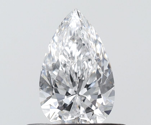 0.42 carat D-IF Natūralus Pear Deimantas (1)