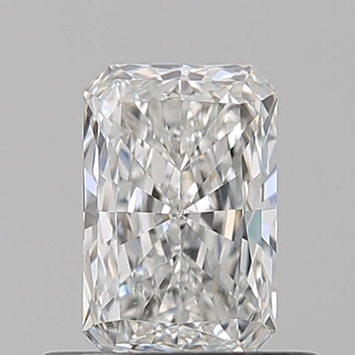 0.51 carat F-SI1 Natūralus Radiant Deimantas (1)