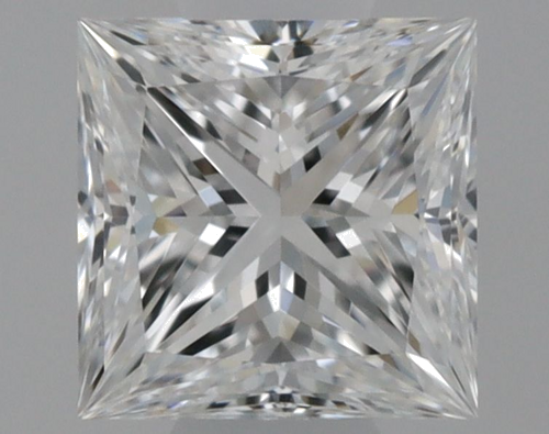 0.35 carat E-VVS2 Natūralus Princess Deimantas (1)