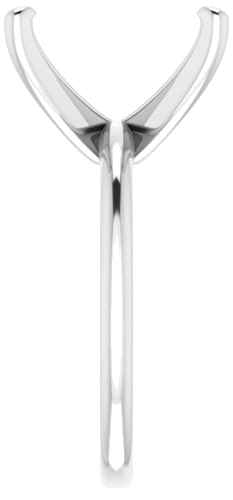 Sužadėtuvių Žiedas „Solitaire“ 417 Baltojo Aukso Emerald 12mm x 10mm (4)