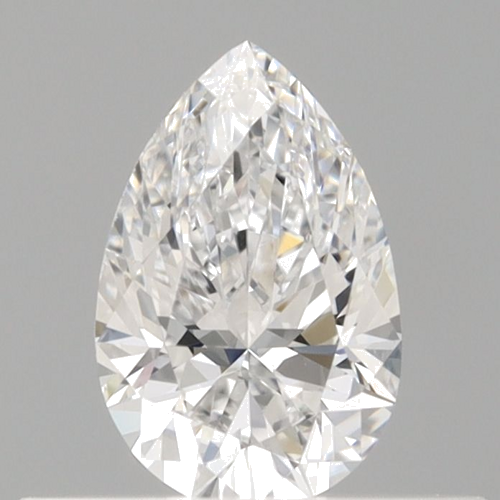 0.32 carat D-VVS2 Natūralus Pear Deimantas (1)