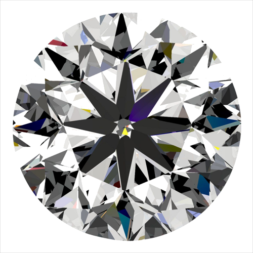 0.5 carat E-VS1 Very Good cut Natūralus Round Deimantas (1)