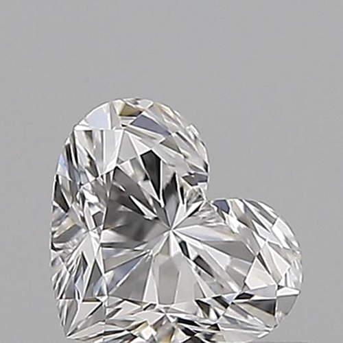 0.51 carat E-VVS2 Natūralus Heart Deimantas (1)