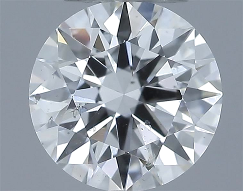 0.56 carat F-SI2 Excellent cut Natūralus Round Deimantas (1)