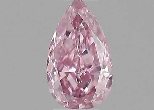 0.17 carat Fancy Vivid Purplish Pink-VS2 Natūralus Pear Deimantas (1)