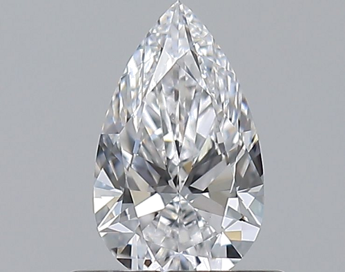 0.5 carat D-VS1 Natūralus Pear Deimantas (1)