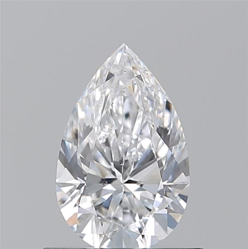 0.7 carat D-VS2 Natūralus Pear Deimantas (1)