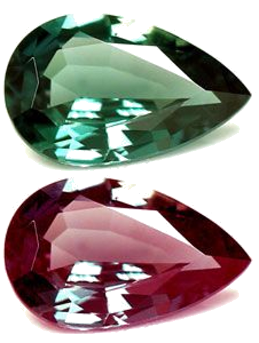 0.53 carat GREEN Pear Alexandrite (1)
