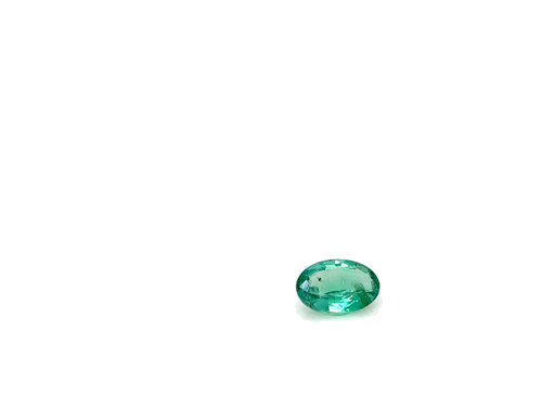 0.32 carat GREEN Oval Smaragdas (1)