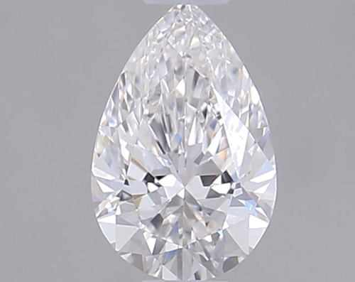 0.33 carat E-VVS1 Natūralus Pear Deimantas (1)