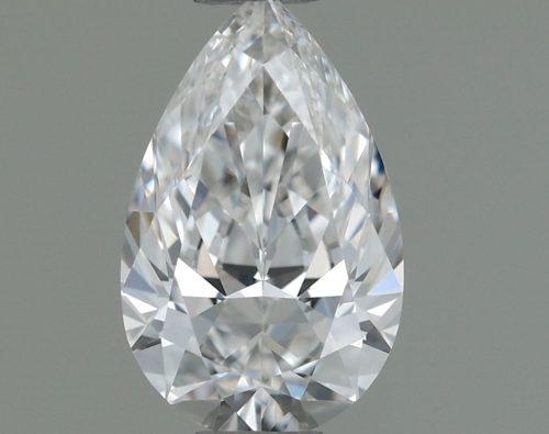 0.5 carat F-VS1 Natūralus Pear Deimantas (1)
