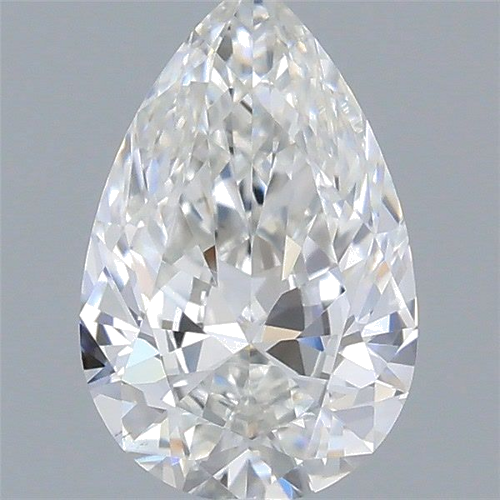 0.39 carat F-VS1 Natūralus Pear Deimantas (1)