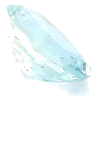 0.55 carat BLUE BRILLIANTSTEP cut Oval Aquamarine (1)