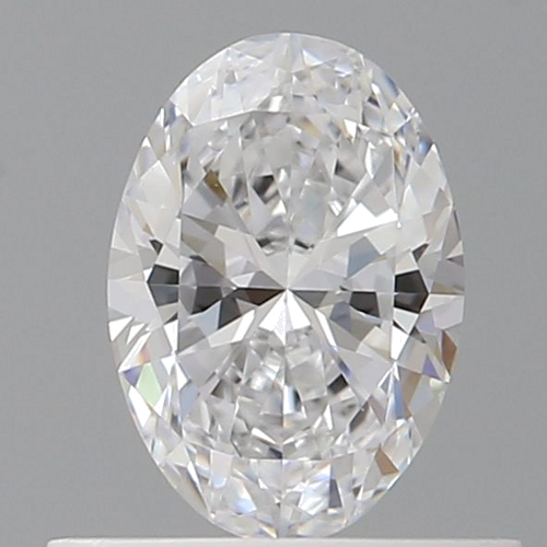 0.51 carat D-VVS2 Natūralus Oval Deimantas (1)