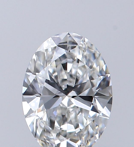 0.37 carat F-IF Natūralus Oval Deimantas (1)