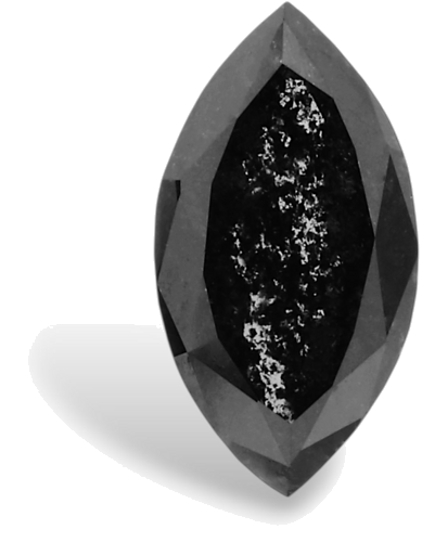 0.48 carat Fancy Black-VVS2 Natūralus Marquise Deimantas (1)