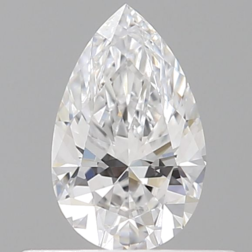 0.34 carat D-VVS1 Natūralus Pear Deimantas (1)