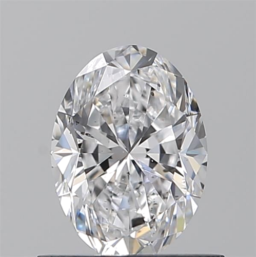 0.7 carat D-SI1 Natūralus Oval Deimantas (1)
