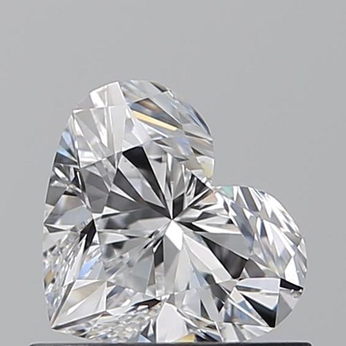 0.71 carat D-VS2 Natūralus Heart Deimantas (1)