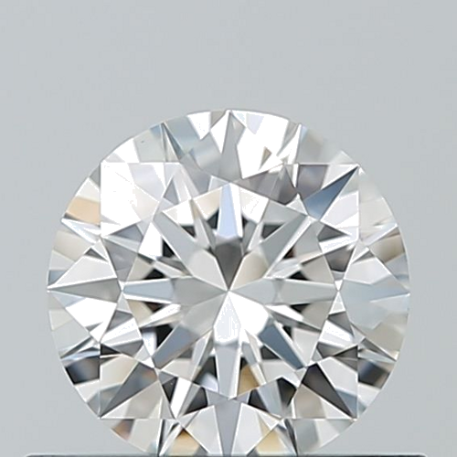 0.53 carat F-VVS1 Excellent cut Natūralus Round Deimantas (1)
