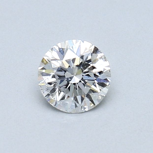0.38 carat D-SI2 Very Good cut Natūralus Round Deimantas (1)