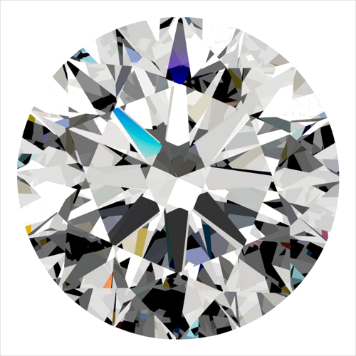 0.3 carat H-SI1 Excellent cut Natūralus Round Deimantas (1)