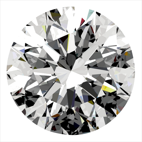0.3 carat H-VS2 Excellent cut Natūralus Round Deimantas (1)