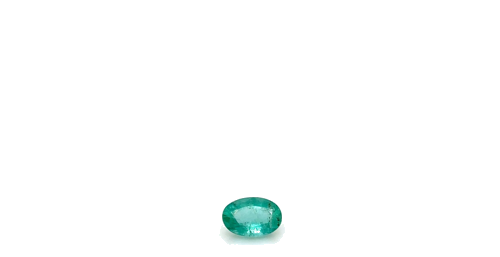 0.48 carat GREEN Oval Smaragdas (1)