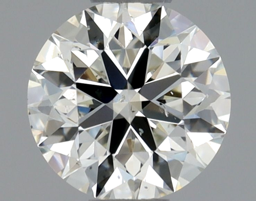 0.56 carat I-SI1 Excellent cut Natūralus Round Deimantas (1)